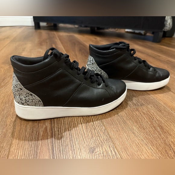 FitFlop Rally, black silver glitter sneakers, great condition - Picture 3 of 3